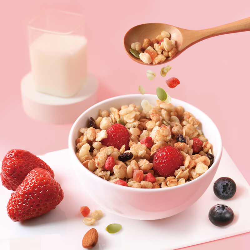 Calbee instant oatmeal, original fruit oatmeal 600g, non-fried nutritious meal replacement breakfast snack imported from Japan