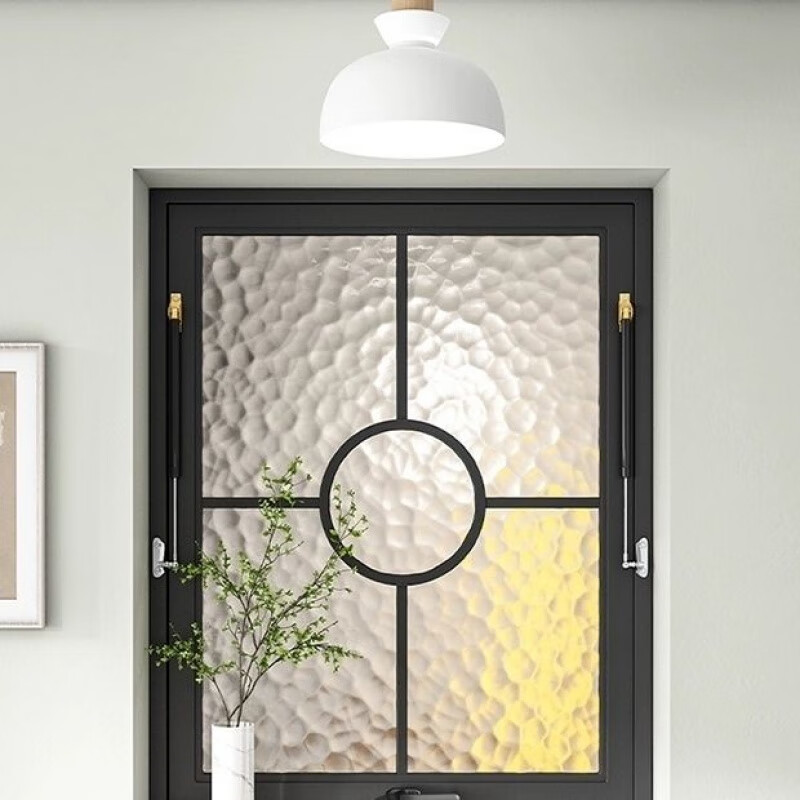 Yaotian Art Simple and Fashionable Wrought Iron Steel Window Indoor Partition Flip-up Window Flip-Out Hanging Lattice Window Indoor Black For details please contact customer service