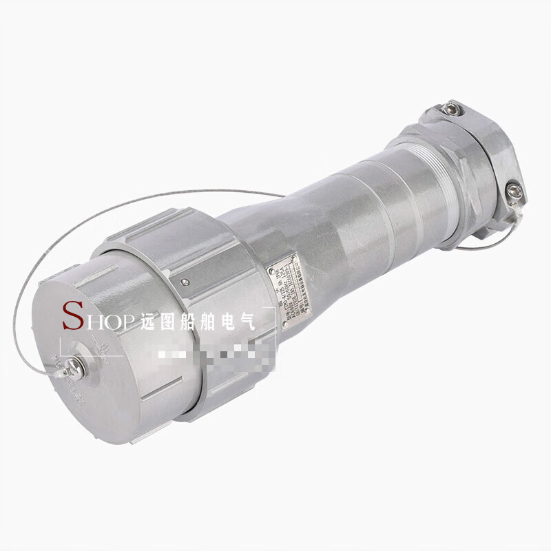 Marine aluminum alloy shore power plug and socket CTM3-4/63 high current 125/250/350A Jinding/250A shore power socket CCS certificate