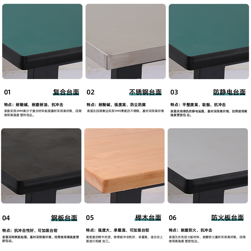 Corini heavy-duty fitter workbench car factory workshop multi-functional maintenance tool bench workshop packaging bench test bench JZKCW18075 G can be customized