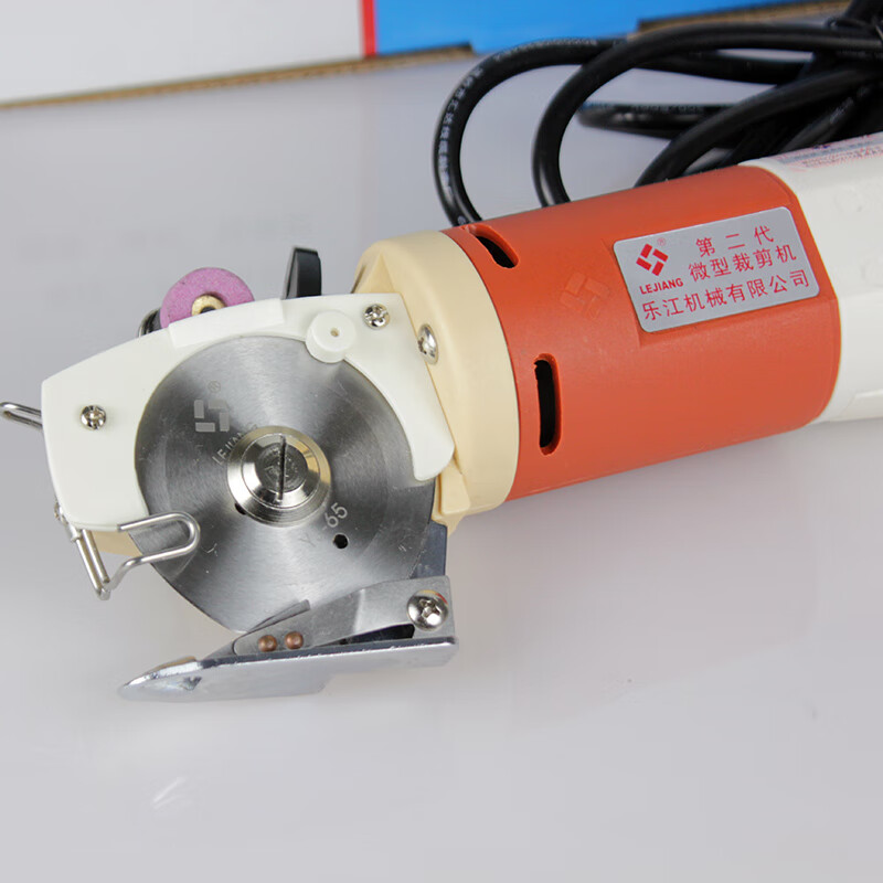 Lejiang brand YJ-65 type round knife electric scissors cutting machine cloth cutting machine clothing leather carpet trimming machine cutting table cutting bed cutting cloth Lejiang type 65