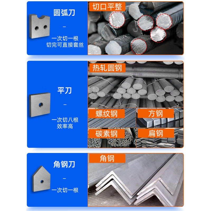 Lishi 40 steel bar cutting machine electric round steel shear cutting machine small scrap rebar breaking machine angle iron cutting machine 40 weighted steel bar cutting machine 4-32 mm