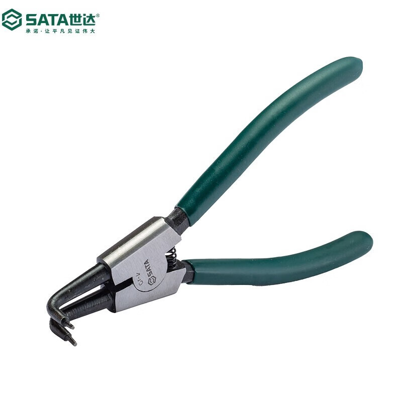 SATA 72022 German type shaft curved circlip pliers 7