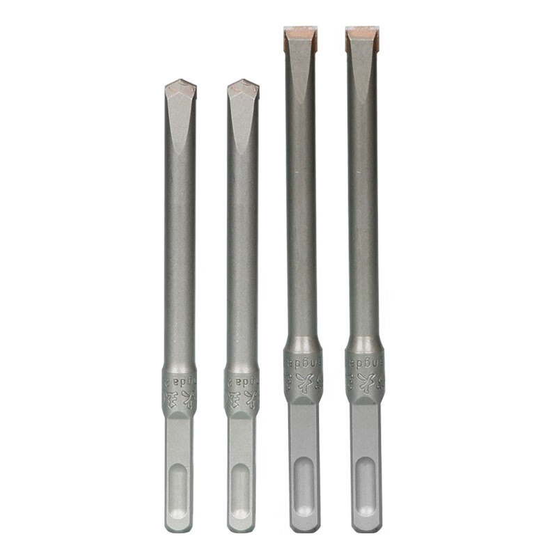 Fang Dawang electric hammer drill bit wall king square handle four-pit impact concrete slotting chisel head alloy chisel flat chisel tip 12x150 point chisel Fang Dawang ten integrated