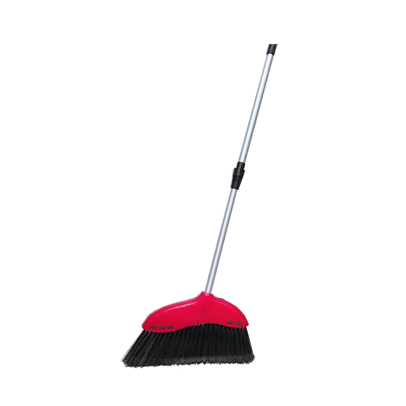 Aluminum alloy garden custom-made broom telescopic pole hard-bristle large outdoor thickened broom long handle outdoor yard broom 35cm indoor broom