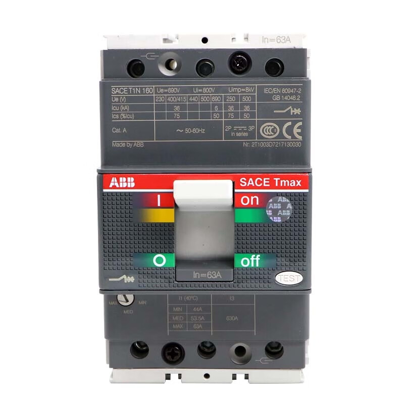 Molded case circuit breaker SACET2N160/H160/S160 air switch TMD160A 63A125A 25A 3P