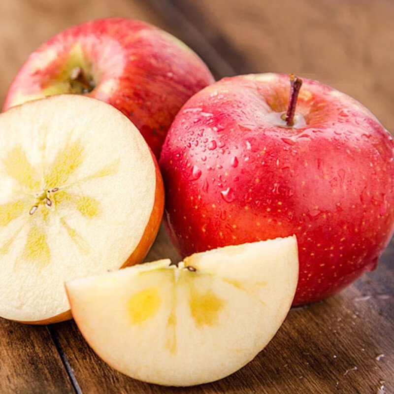 Jingdida Xinjiang Aksu rock candy heart apple net weight 4.5 catties single fruit 75mm + fresh fruit direct from the source with free shipping