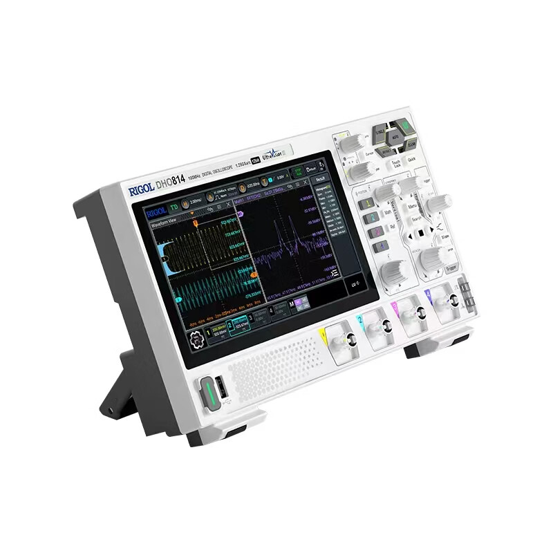 RIGOL Puyuan Precision DHO814 digital oscilloscope four-channel 100MHz high-resolution 12bit portable DHO814 (100MHz four-channel)