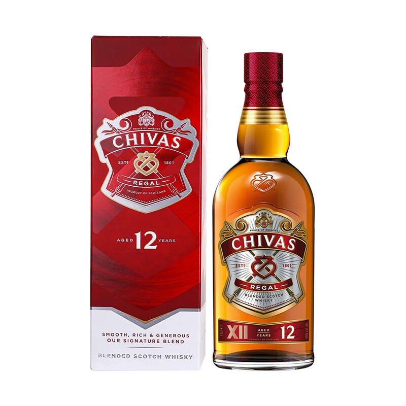 Chivas Regal 12 Years Old Scotch Blended Whiskey Wine 700ml