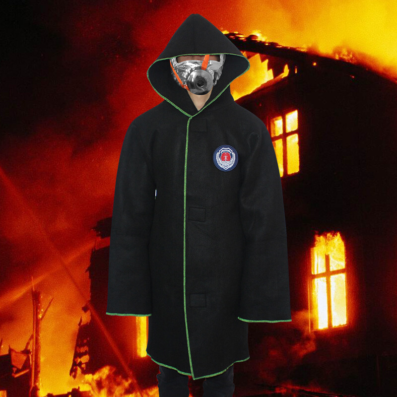 He Jiagong fire-proof cloak, fire-proof clothes, cloak, fire blanket, gas mask, household fire escape rescue, cloak+mask+water-based fire extinguisher+smoke alarm