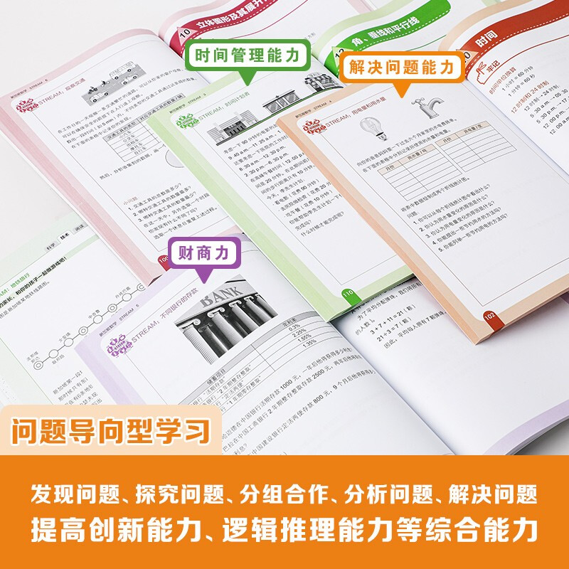 Singapore Mathematics STREAM Grades 4-6 (set of 3 volumes)