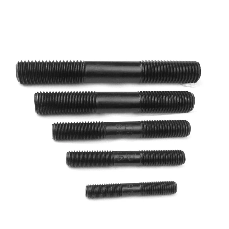 Jishuo 8.8 grade blackened double-headed screws and studs GB901 double-headed studs M8-M30 M30*300