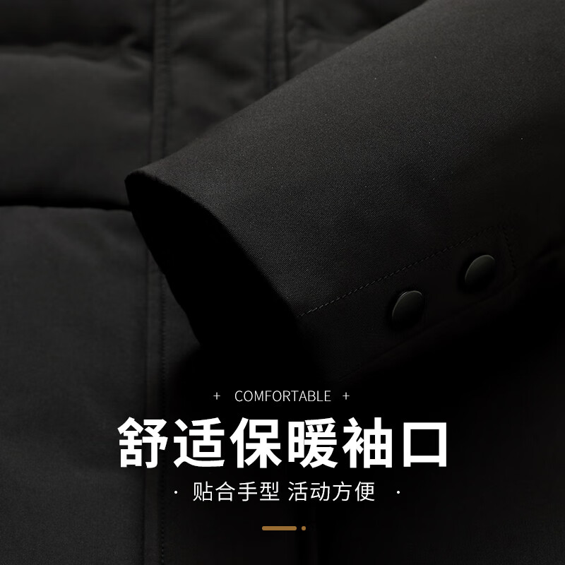 Flying in the Snow 90 Down Jacket Dad's Wear Men's Winter Warmth and Coldproof Wool Collar Middle-aged and Elderly Thickened Jacket 175