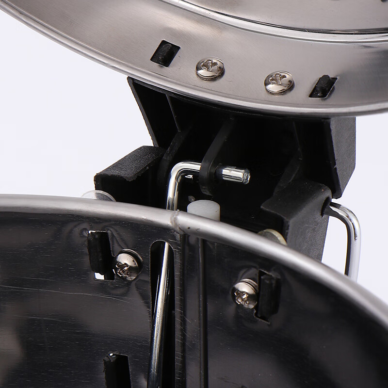 Ou Runzhe Trash Can 7L Brushed Stainless Steel Sanding Slow Down Cover Flip Foot Pedal Quiet Office Living Room Bedroom Round Commercial Garbage Basket Pedal Round Trash Can