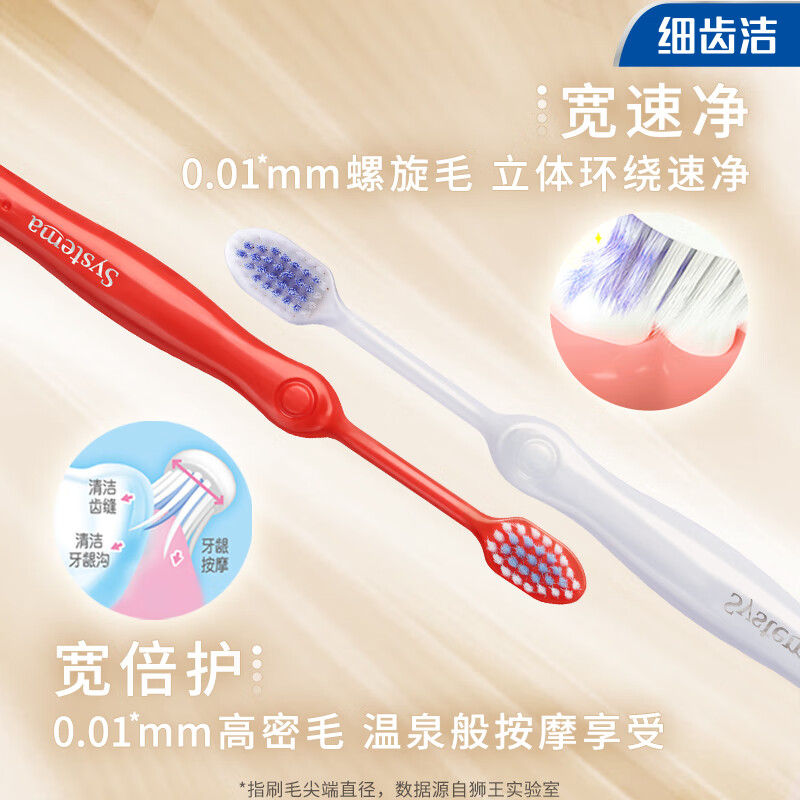 Lion Fine Tooth Cleaner Super Protective Wide Head Toothbrush 1 Pack Soft Bristle 1.5x Wide Brush Head Lazy Toothbrush Random Color