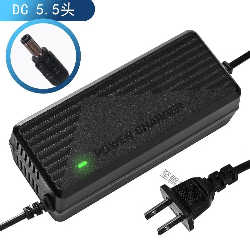 After the trip, 12.6V all-in-one charger 12V can only polymer three yuan 18650 sets of lithium batteries universal 5A6A8A9A10A 5525 interface 12.6V5A