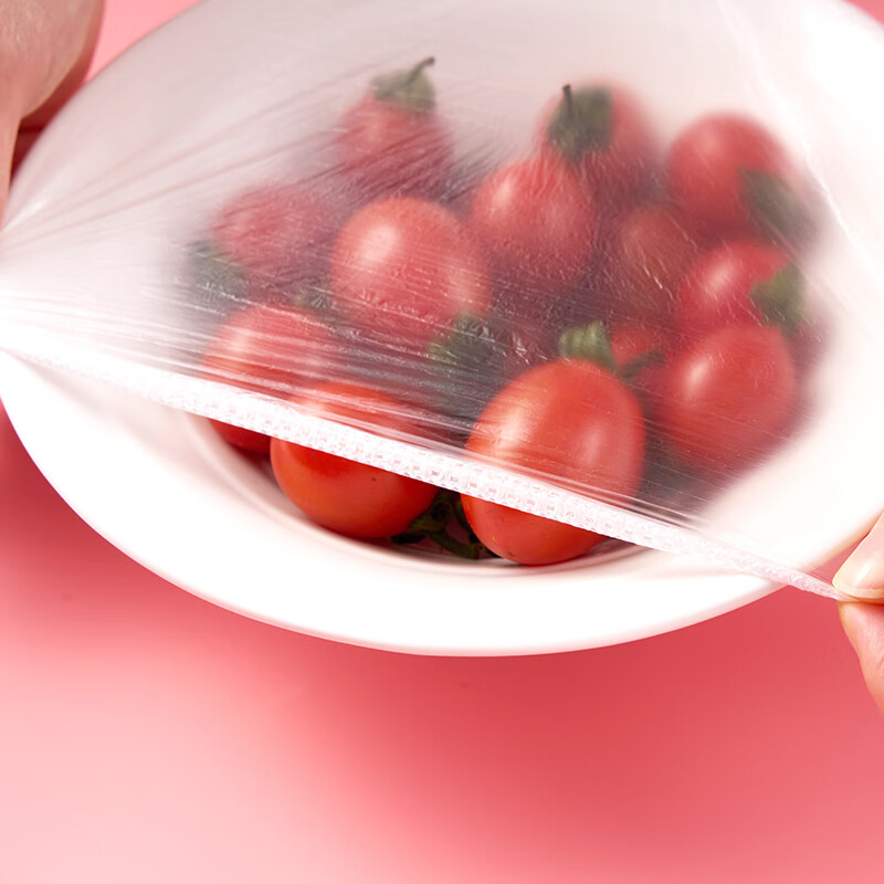 Suncojia fresh-keeping covers 100 pieces, disposable food-grade plastic wrap covers, fresh-keeping bag covers, suitable for a variety of dishes