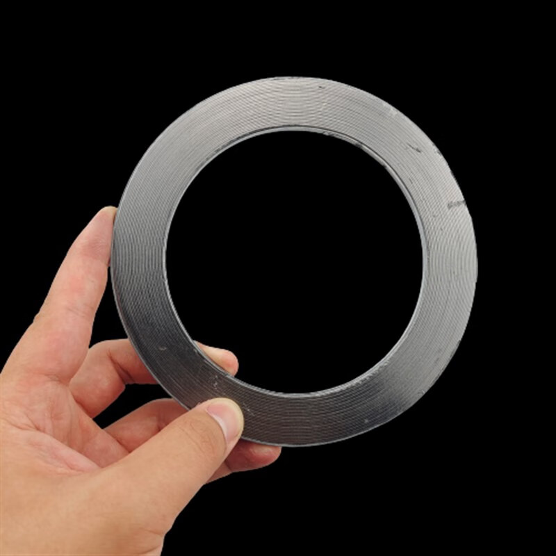 Ttooks carbon steel metal flange gasket metal wound gasket graphite seal high temperature gasket 15-DN200-DN600 DN300 (327*373) 10 pieces