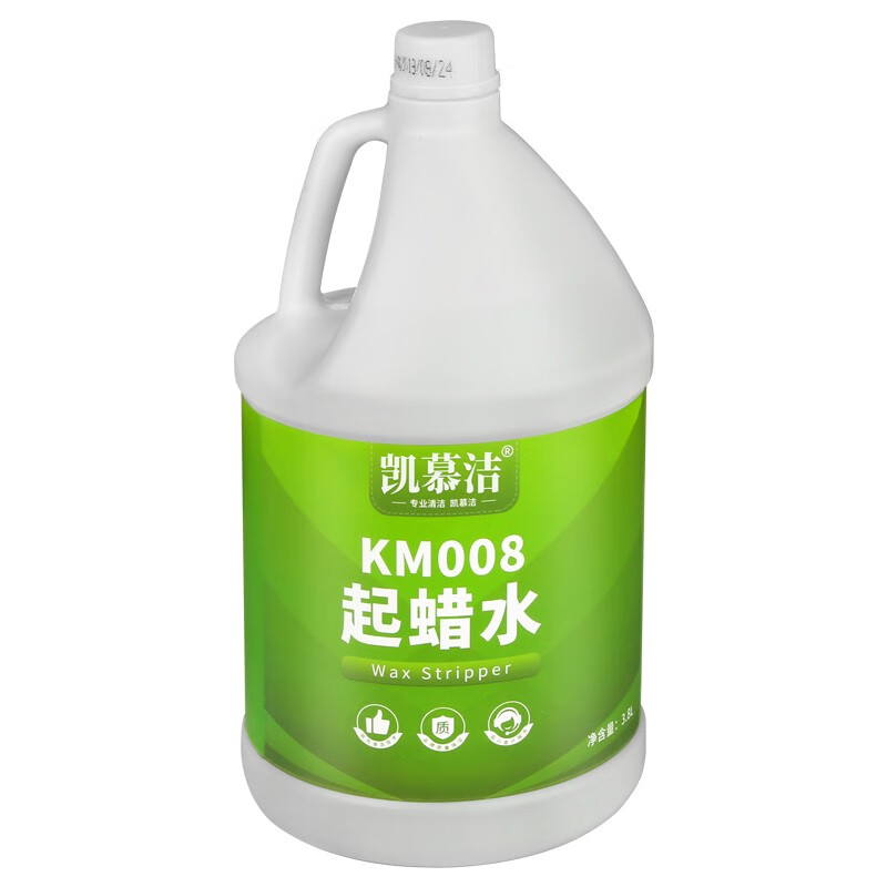 Kaimujie Wax remover, wax remover, wax water cleaner, floor tiles, quick wax remover, old wax remover, old wax remover, composite wood floor, marble terrazzo hard floor, wax remover KM008, bottled 3.8L