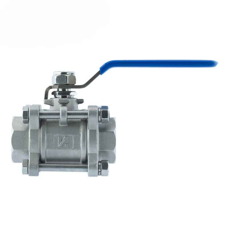 Nan valve Q11F-16P/R handle stainless steel 304316 national standard heavy-duty wire mouth internal thread three-piece ball valve DN80 (304)