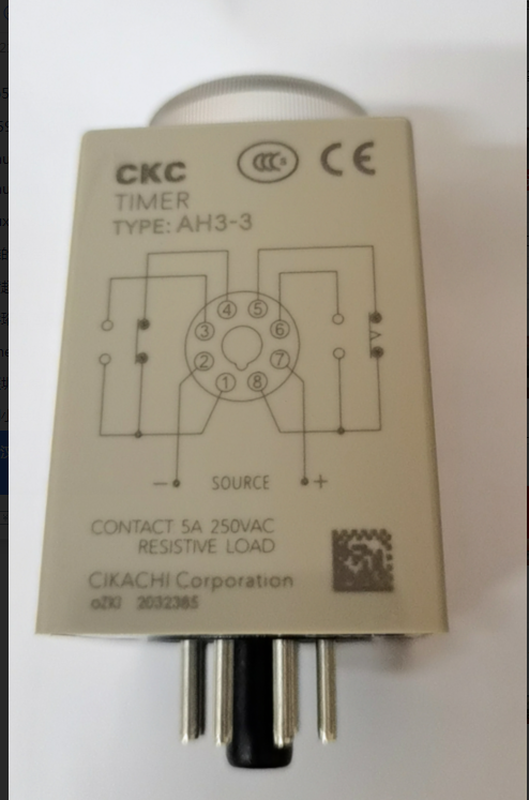 Original CKC Songling AH3-3 1 group delay 1 group instant limited time relay AH3-2 2 groups delay AH3-3 10S/DC24V