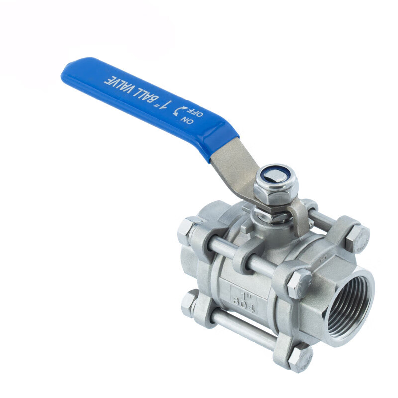 Nan valve Q11F-16P/R handle stainless steel 304316 national standard heavy-duty wire mouth internal thread three-piece ball valve DN80 (304)
