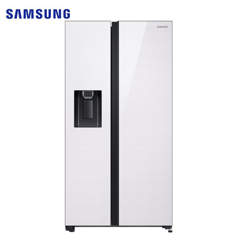 Samsung (SAMSUNG) government subsidy 15% 635 liters large capacity side-by-side double door refrigerator Metal uniform cooling Automatic ice maker Clean and fresh taste Intelligent frequency conversion Home appliances RS64R53E71L/SC White