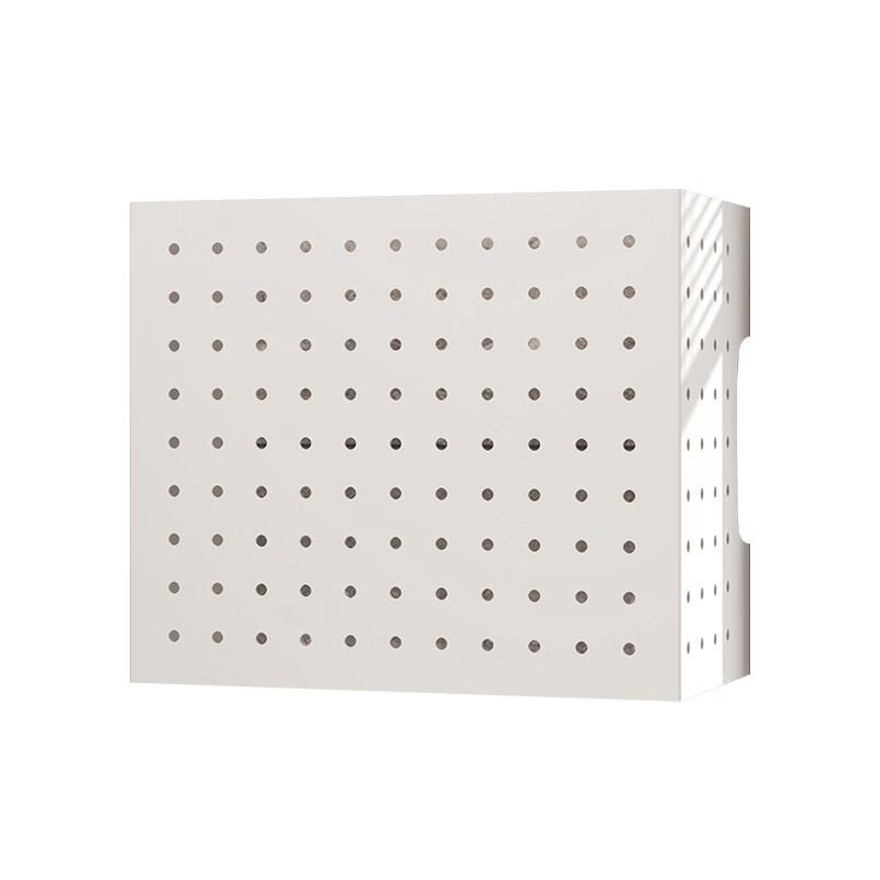 Moshen kitchen perforated plate storage rack water heater shield gas pipe decorative wall-mounted storage rack boiler stove cover 35 width 30 height 30 depth 15 (free hook * 4)