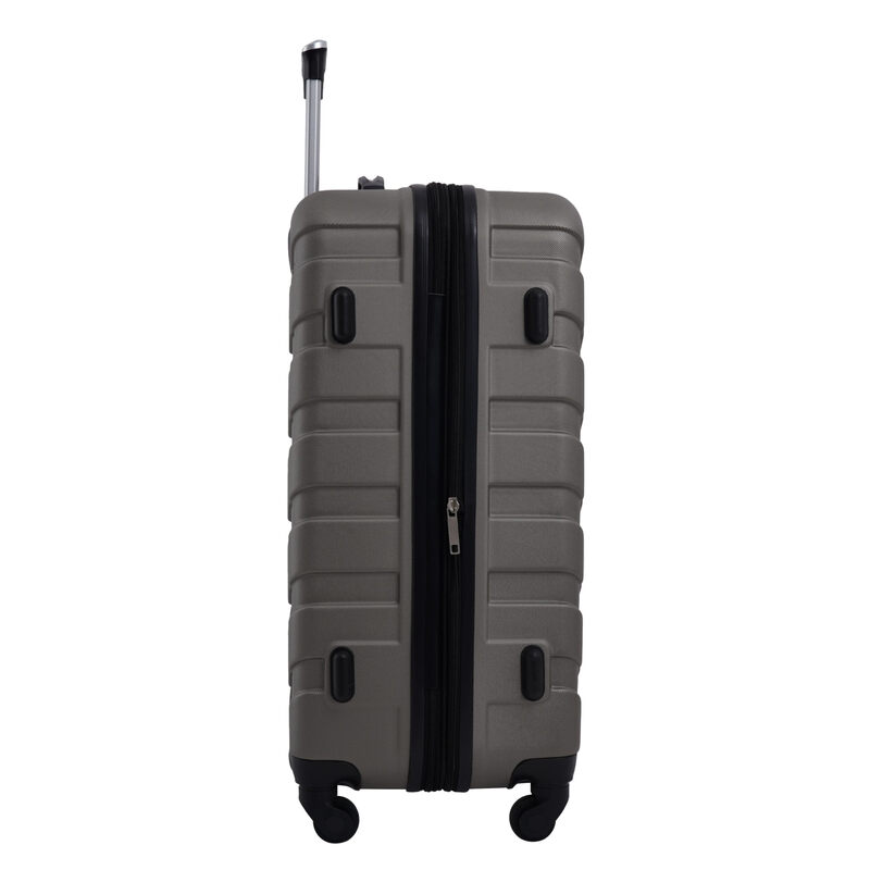 Travelers Club 4-piece travel luggage set, hard-shell trolley suitcase, portable storage cube, universal style