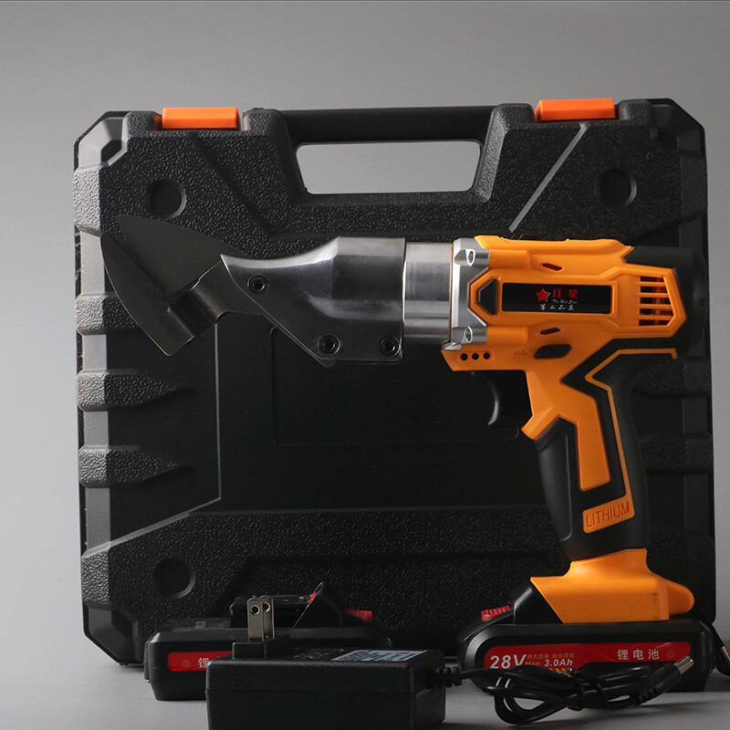 Shantou Lincun electric scissors, iron shears, electric scissors, metal cutting cloth, wool diamond mesh, handheld electric clippers, lithium electric scissors, small knife head, two batteries and one charger