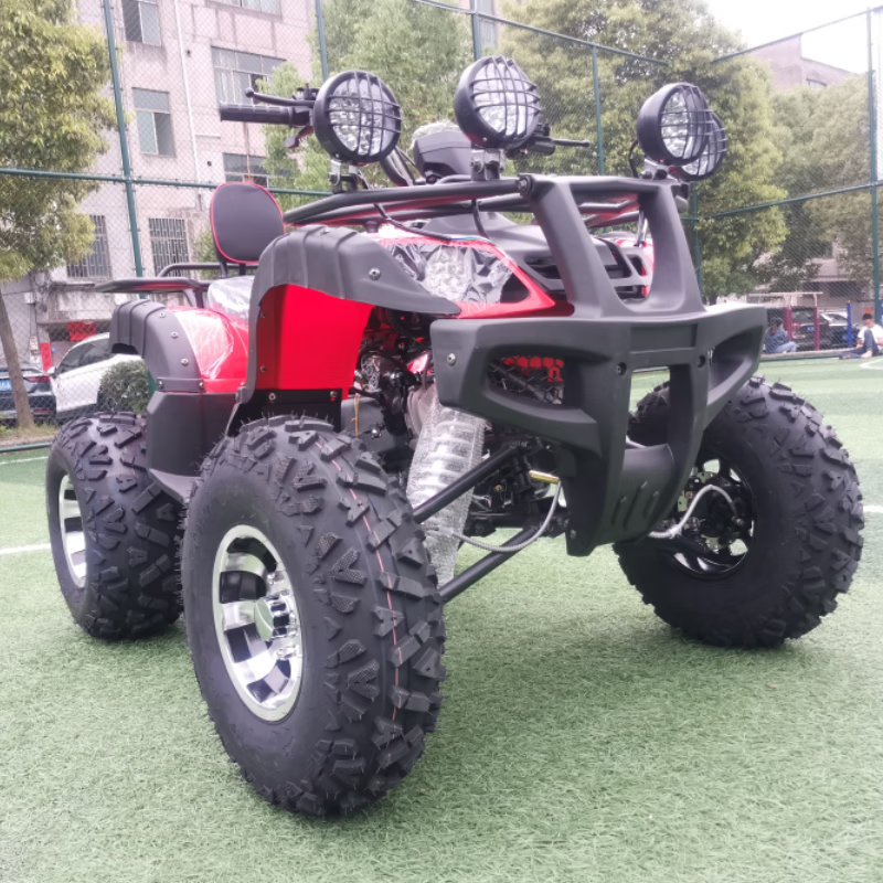 Seputi's new adult two-seater large and small bull ATV water-cooled shaft drive four-wheel drive gasoline mountain off-road motorcycle Little Bull Package Six