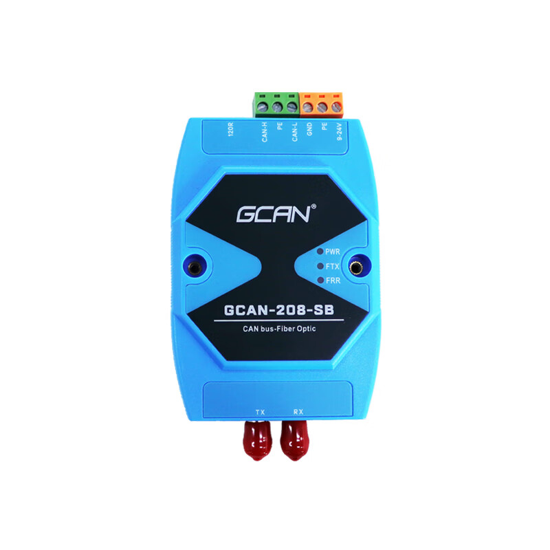 Fire host networking CAN bus fiber optic module 1-way CAN fiber optic converter CanBus to fiber optic multi-interface Can bus repeater GCAN-208S-A single-mode dual fiber SC