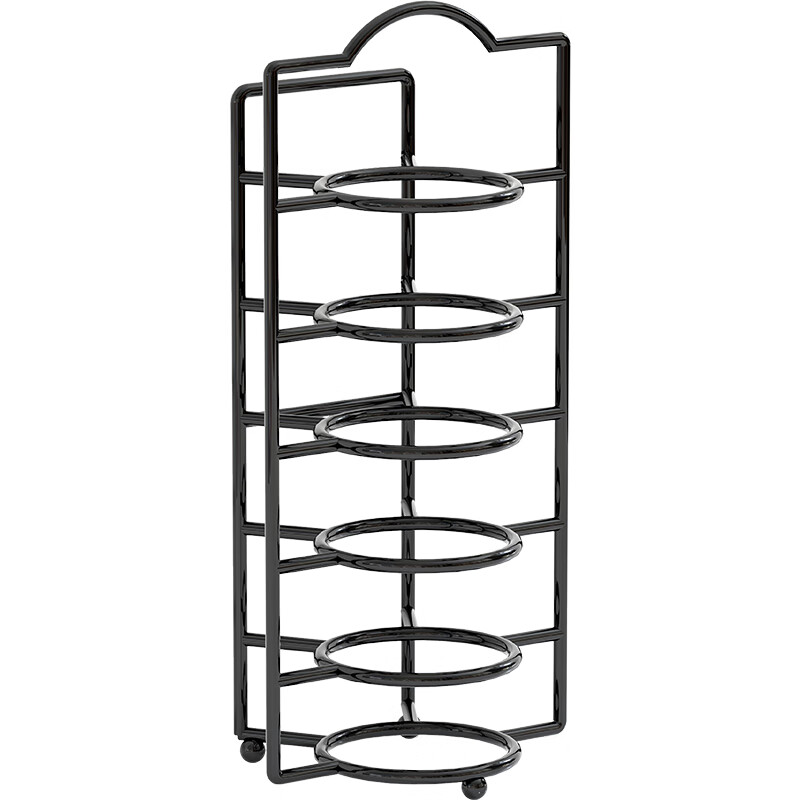 All racks, trays, leftovers, plates, storage racks, side dish preparation, storage racks, dish racks, hot pot kitchen shelves, multi-functional multi-layer white six-layer