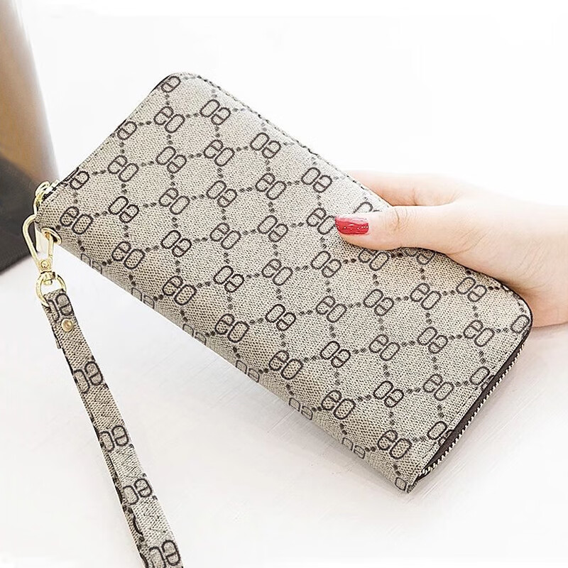 Kuqi Kangaroo Card Holder Wallet Women's Two-in-One 2025 Chinese Valentine's Day Female Feeling Large Capacity Lightweight High-End Exquisite Zipper Long Style No Ribbons