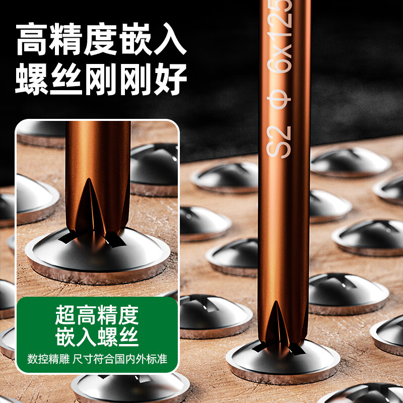 Shengda Screwdriver Cross Slotted Screwdriver Set Industrial Grade Strong Magnetic Super Hard Household Tools Plum Blossom Screwdriver 5x125