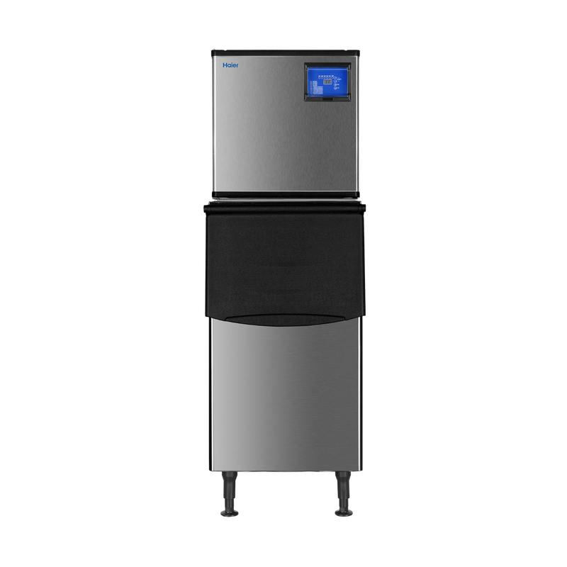 Haier ice machine large commercial milk tea shop large capacity fully automatic ice cube making machine Nissan 156 ice trays 160KG