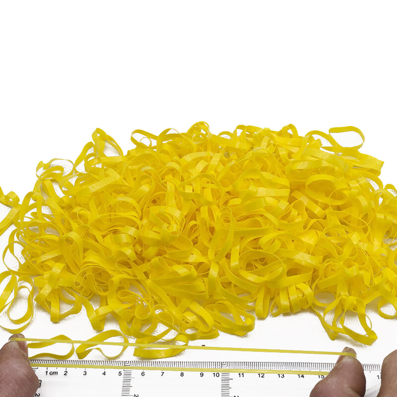 Hasdick HKT-20 TPU rubber band disposable color classification identification rubber band yellow (1 pack) about 500 pieces