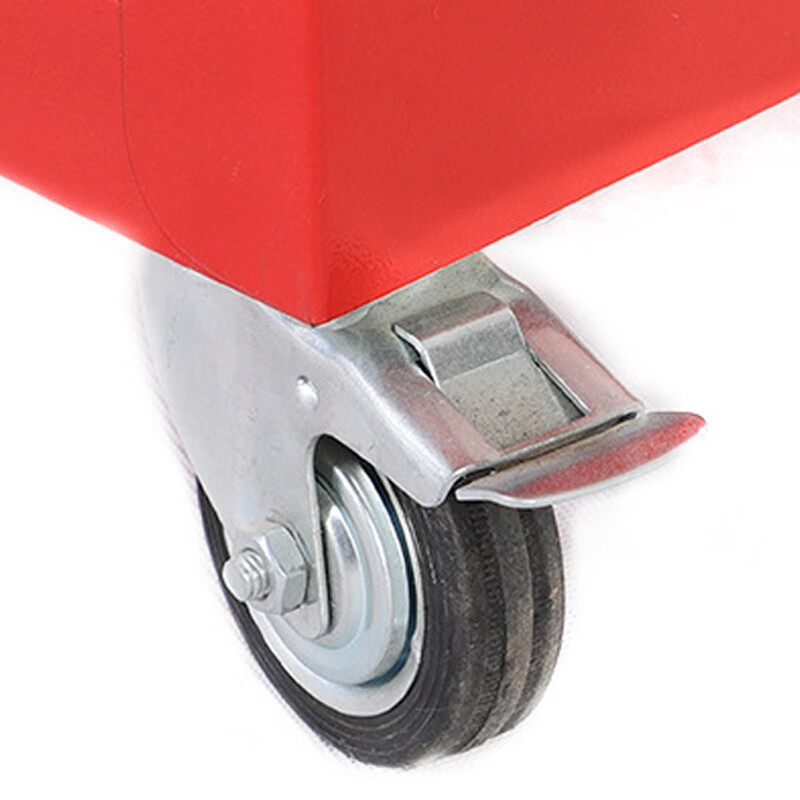 WST105 Maintenance Auto Repair Tool Trolley Cart Tool Cabinet Tool Box Iron Cabinet Red Without Drawers