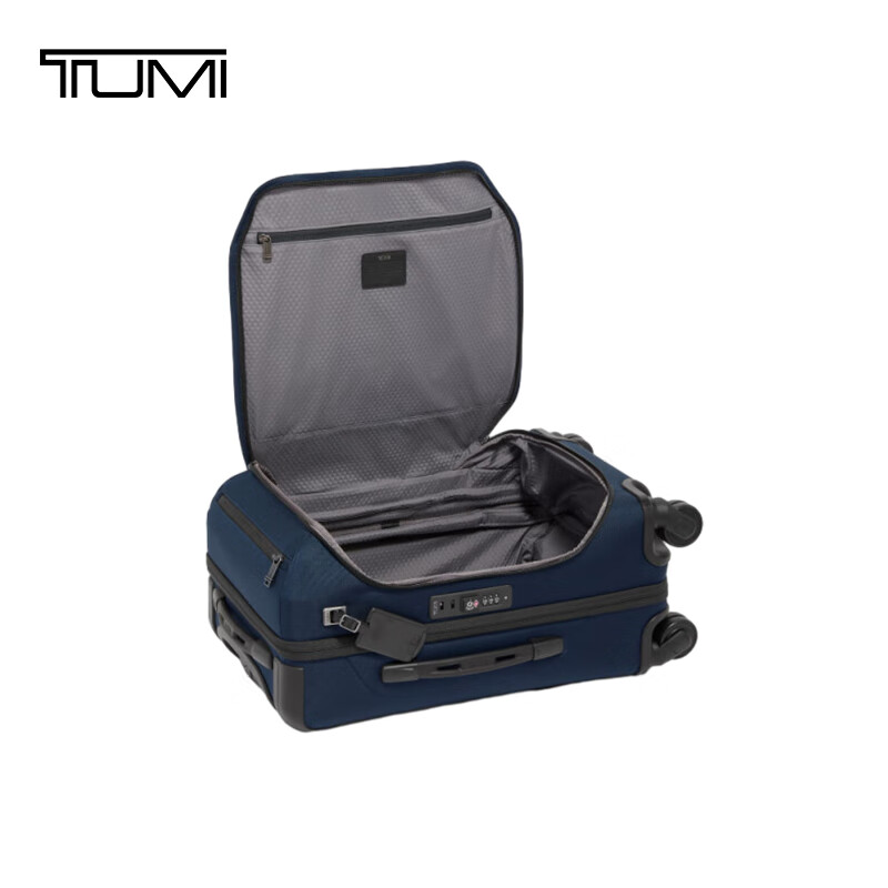 TUMI AlphaBravo suitcase large capacity expandable carry-on suitcase trolley case navy blue-20 inches