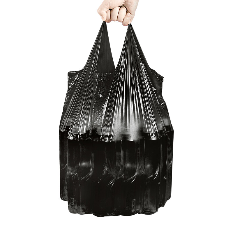 Sodolike Shangdao vest garbage bag black 50*65cm 150 pieces single side 1.2 silk point break thickened portable