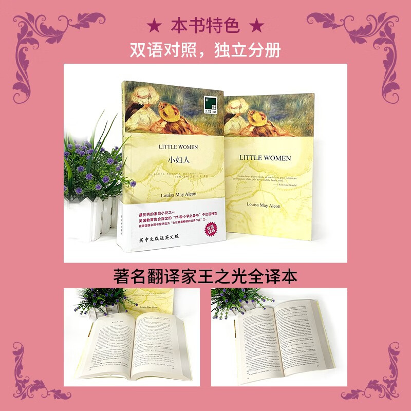 Bilingual Translation of Lin's Little Women (with 1 English original) novel