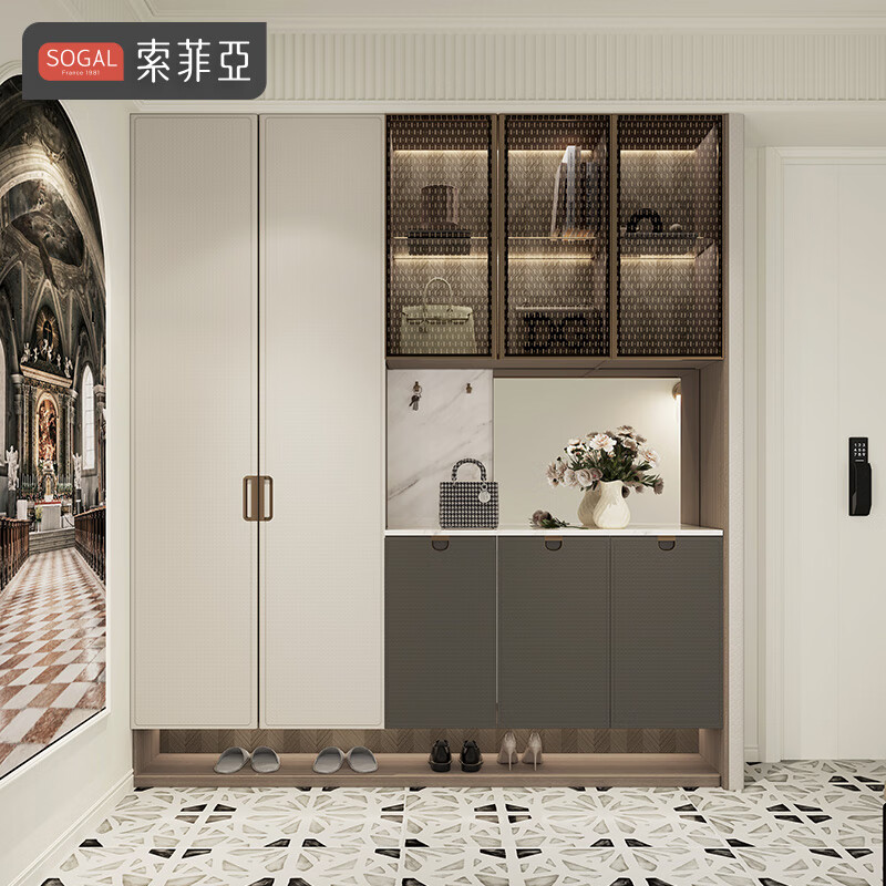 Sophia tatami bed cabinet multi-functional small bedroom tatami wardrobe integrated storage desk study bookshelf single bed Yuan / (+389 upgraded tatami)