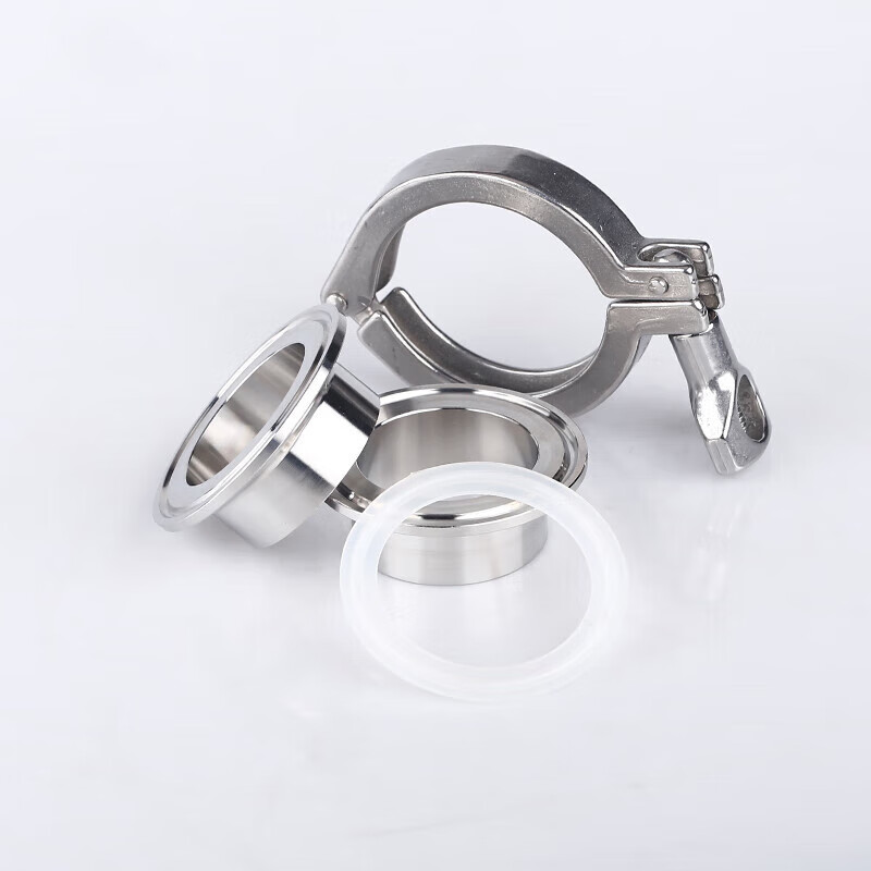 Lu Yueting 304 stainless steel quick connector clamp set large diameter quick welding direct chuck fixed buckle silicone 127 chuck 145