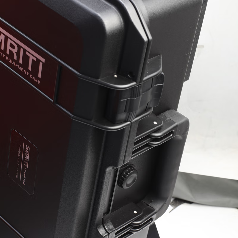 SMRITI heritage protective box black large trolley box thickened waterproof and dustproof multi-functional equipment tool box S5236 black empty box