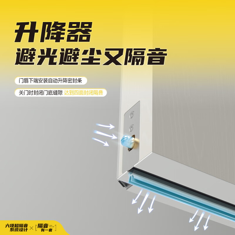 Chuniu wooden door modern minimalist bedroom door soundproof door 5.2 cm ultra thick interior door living room study custom door A4-B-05 gem gray