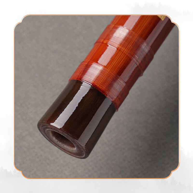 Acacia Bird Flute 6 years old Bamboo Bamboo Flute Refined performance level transverse flute instrument made by Shi Feiyun himself Red Bull Horn E key