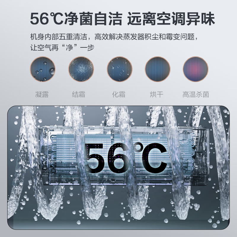 Gree (GREE) Tianyi (same model as Yunhuan) new level frequency conversion heating and cooling 56 self-cleaning household energy-saving wall-mounted bedroom air conditioner hang-up, old for new, national subsidy for home appliances, 1 larger first-class energy efficiency Tianyi hang-up Gree
