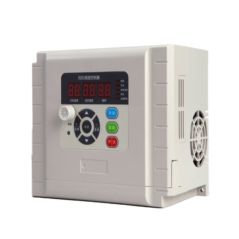 Yue Changsheng negative pressure fan frequency converter three-phase 380v farm exhaust fan frequency conversion speed controller 220v temperature control line 100F1-2.2KW380V