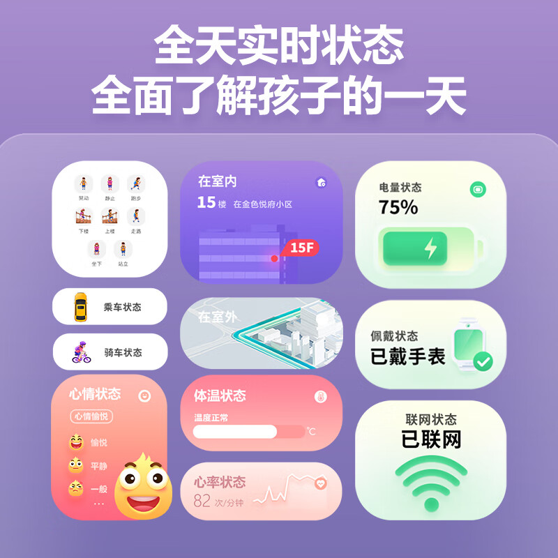 Little Genius Phone Watch Z6Pro/Z6Pro Junior/Z6D Upgraded Waterproof GPS Positioning 4G Video Photography Dual Camera Z6Pro Sky Mirror Blue