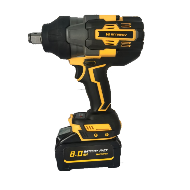 Ennaji Ennaji Brushless Rechargeable 3/4-Inch High Torque Impact Wrench 5.0 Ah One Charge One Charge (Z Series)